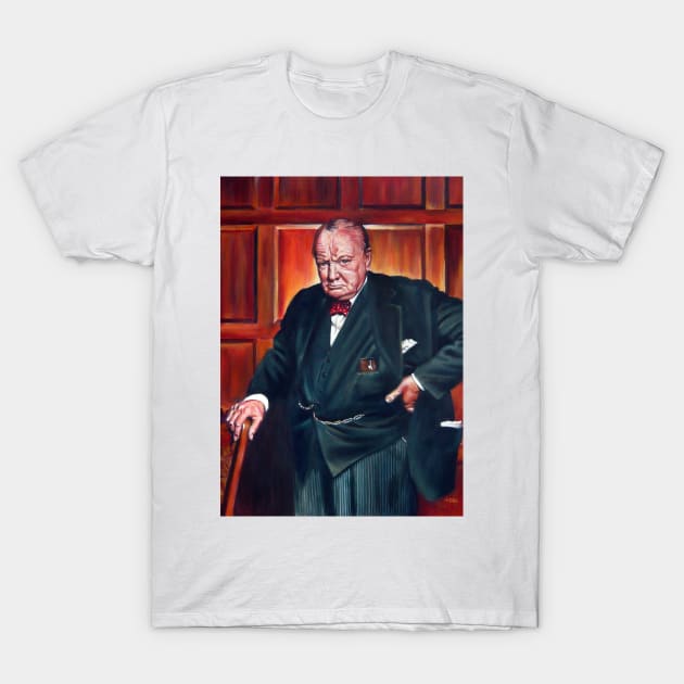 Sir Winston Churchill T-Shirt by WonderWebb